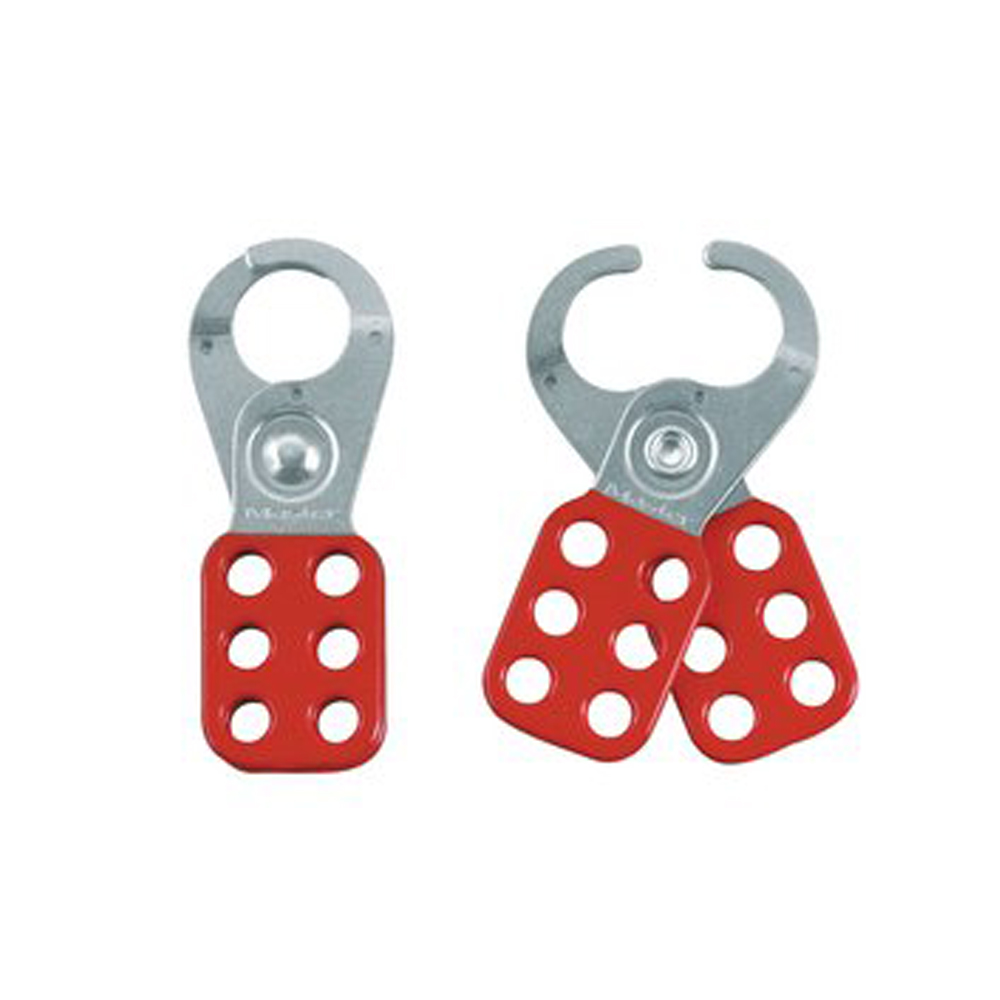 MASTER LOCK 420 SAFETY HASP 2.5CM JAWS RED HANDLE - LOTO