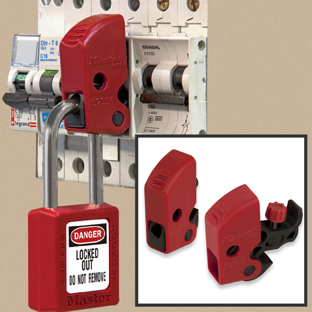 MASTER LOCK S2394 UNIVERSAL MINIATURE CIRCUIT BREAKER LOCKOUT DEVICE - LOTO