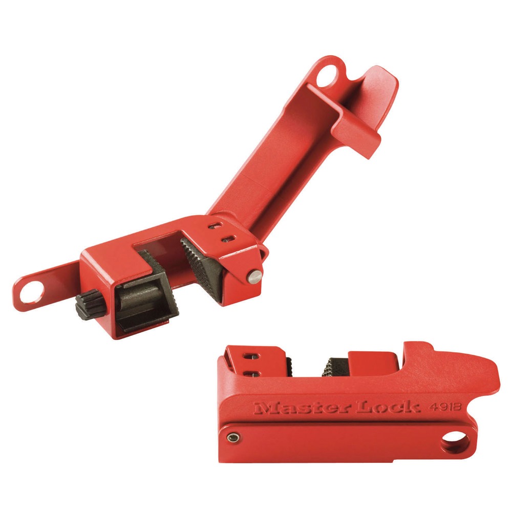 MASTER LOCK 491B NEW GRIP TIGHT LOCKOUT DEVICE FOR WIDE OR TALL BREAKER TOGGLES - LOTO